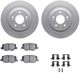 Purchase Top-Quality DYNAMIC FRICTION COMPANY - 4312-72031 - Rear Disc Brake Kit pa1