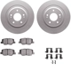 Purchase Top-Quality DYNAMIC FRICTION COMPANY - 4312-72031 - Rear Disc Brake Kit pa3