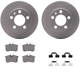 Purchase Top-Quality DYNAMIC FRICTION COMPANY - 4312-74007 - Rear Disc Brake Kit pa4