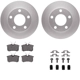 Purchase Top-Quality DYNAMIC FRICTION COMPANY - 4312-74013 - Rear Disc Brake Kit pa5