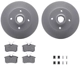 Purchase Top-Quality DYNAMIC FRICTION COMPANY - 4312-74015 - Rear Disc Brake Kit pa1