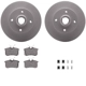 Purchase Top-Quality DYNAMIC FRICTION COMPANY - 4312-74015 - Rear Disc Brake Kit pa5