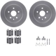 Purchase Top-Quality DYNAMIC FRICTION COMPANY - 4312-75007 - Rear Disc Brake Kit pa1