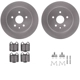 Purchase Top-Quality DYNAMIC FRICTION COMPANY - 4312-75007 - Rear Disc Brake Kit pa4