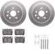 Purchase Top-Quality DYNAMIC FRICTION COMPANY - 4312-75012 - Rear Disc Brake Kit pa3