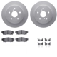 Purchase Top-Quality DYNAMIC FRICTION COMPANY - 4312-75029 - Rear Disc Brake Kit pa1