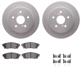 Purchase Top-Quality DYNAMIC FRICTION COMPANY - 4312-75029 - Rear Disc Brake Kit pa3