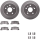 Purchase Top-Quality DYNAMIC FRICTION COMPANY - 4312-76004 - Rear Disc Brake Kit pa3