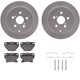 Purchase Top-Quality DYNAMIC FRICTION COMPANY - 4312-76034 - Rear Disc Brake Kit pa5
