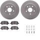 Purchase Top-Quality DYNAMIC FRICTION COMPANY - 4312-76036 - Rear Disc Brake Kit pa4