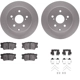 Purchase Top-Quality DYNAMIC FRICTION COMPANY - 4312-76087 - Rear Disc Brake Kit pa5