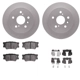 Purchase Top-Quality DYNAMIC FRICTION COMPANY - 4312-76090 - Rear Disc Brake Kit pa3