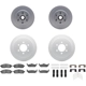 Purchase Top-Quality DYNAMIC FRICTION COMPANY - 4314-54034 - Disc Brake Kit pa7