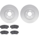 Purchase Top-Quality DYNAMIC FRICTION COMPANY - 4502-03090 - Rear Disc Brake Kit pa2