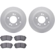 Purchase Top-Quality DYNAMIC FRICTION COMPANY - 4502-03118 - Rear Disc Brake Kit pa1
