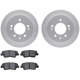 Purchase Top-Quality DYNAMIC FRICTION COMPANY - 4502-03124 - Rear Disc Brake Kit pa1