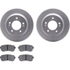 Purchase Top-Quality DYNAMIC FRICTION COMPANY - 4502-03181 - Disc Brake Kit pa1