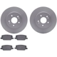 Purchase Top-Quality DYNAMIC FRICTION COMPANY - 4502-03182 - Rear Disc Brake Kit pa1