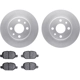 Purchase Top-Quality DYNAMIC FRICTION COMPANY - 4502-07007 - Rear Disc Brake Kit pa2