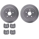 Purchase Top-Quality DYNAMIC FRICTION COMPANY - 4502-13057 - Rear Disc Brake Kit pa1