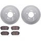 Purchase Top-Quality DYNAMIC FRICTION COMPANY - 4502-21042 - Rear Disc Brake Kit pa1
