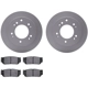 Purchase Top-Quality DYNAMIC FRICTION COMPANY - 4502-21058 - Rear Disc Brake Kit pa1