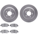 Purchase Top-Quality DYNAMIC FRICTION COMPANY - 4502-21082 - Rear Disc Brake Kit pa1