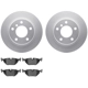 Purchase Top-Quality DYNAMIC FRICTION COMPANY - 4502-31140 - Rear Disc Brake Kit pa1