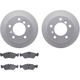 Purchase Top-Quality DYNAMIC FRICTION COMPANY - 4502-40095 - Rear Disc Brake Kit pa1