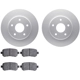 Purchase Top-Quality DYNAMIC FRICTION COMPANY - 4502-40146 - Rear Disc Brake Kit pa1