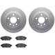 Purchase Top-Quality DYNAMIC FRICTION COMPANY - 4502-47087 - Rear Disc Brake Kit pa1