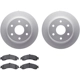 Purchase Top-Quality DYNAMIC FRICTION COMPANY - 4502-48102 - Rear Disc Brake Kit pa1