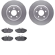 Purchase Top-Quality DYNAMIC FRICTION COMPANY - 4502-54234 - Rear Disc Brake Kit pa1