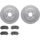 Purchase Top-Quality DYNAMIC FRICTION COMPANY - 4502-58044 - Rear Disc Brake Kit pa3