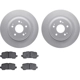Purchase Top-Quality DYNAMIC FRICTION COMPANY - 4502-58046 - Rear Disc Brake Kit pa2