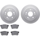 Purchase Top-Quality DYNAMIC FRICTION COMPANY - 4502-59111 - Front & Rear Disc Brake Kit pa1