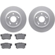 Purchase Top-Quality DYNAMIC FRICTION COMPANY - 4502-59114 - Rear Disc Brake Kit pa1