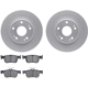 Purchase Top-Quality DYNAMIC FRICTION COMPANY - 4502-59191 - Rear Disc Brake Kit pa1