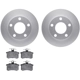 Purchase Top-Quality DYNAMIC FRICTION COMPANY - 4502-74079 - Rear Disc Brake Kit pa1
