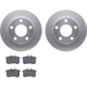 Purchase Top-Quality DYNAMIC FRICTION COMPANY - 4502-74083 - Rear Disc Brake Kit pa2