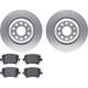 Purchase Top-Quality DYNAMIC FRICTION COMPANY - 4502-74115 - Rear Disc Brake Kit pa2