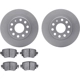 Purchase Top-Quality DYNAMIC FRICTION COMPANY - 4502-74123 - Rear Disc Brake Kit pa2