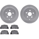 Purchase Top-Quality DYNAMIC FRICTION COMPANY - 4502-76116 - Rear Disc Brake Kit pa2