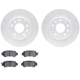 Purchase Top-Quality DYNAMIC FRICTION COMPANY - 4502-80104 - Rear Disc Brake Kit pa1