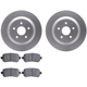 Purchase Top-Quality DYNAMIC FRICTION COMPANY - 4502-99061 - Rear Disc Brake Kit pa1