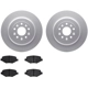 Purchase Top-Quality DYNAMIC FRICTION COMPANY - 4502-99064 - Rear Disc Brake Kit pa1