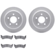 Purchase Top-Quality DYNAMIC FRICTION COMPANY - 4502-99095 - Ensembre de disques de frein arrière pa1