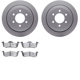 Purchase Top-Quality DYNAMIC FRICTION COMPANY - 4502-99172 - Rear Disc Brake Kit pa1