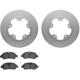 Purchase Top-Quality DYNAMIC FRICTION COMPANY - 4502-99196 - Rear Disc Brake Kit pa1