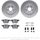 Purchase Top-Quality DYNAMIC FRICTION COMPANY - 4504-21014 - Rear Disc Brake Kit pa1